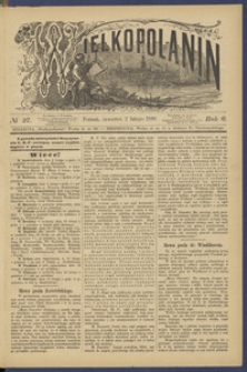 Wielkopolanin 1888.02.02 R.6 Nr27