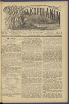 Wielkopolanin 1888.04.05 R.6 Nr79