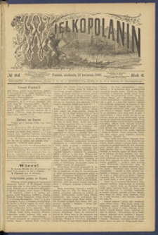 Wielkopolanin 1888.04.22 R.6 Nr94