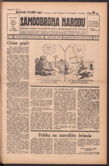 Samoobrona Narodu : tygodnik og&oacute;lno-społeczny wszystkich stan&oacute;w 1939.07.30 R.7 Nr 30