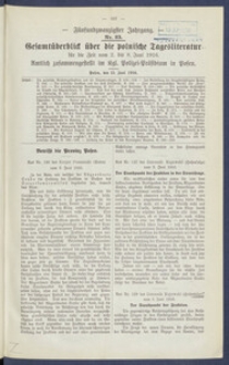 Gesamt&uuml;berblick &uuml;ber die Polnische Tagesliteratur 1916.06.13 R.25 Nr23
