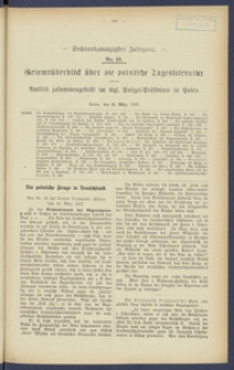 Gesamt&uuml;berblick &uuml;ber die Polnische Tagesliteratur 1917.03.21 R.26 Nr11