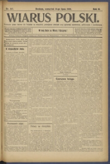 Wiarus Polski. 1905.07.13 R.15 Nr157