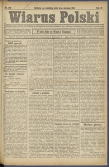Wiarus Polski. 1911.08.05 R.21 Nr178 + dodatek