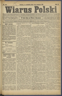 Wiarus Polski. 1911.09.03 R.21 Nr202 + dodatek