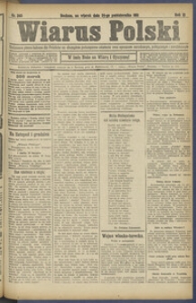 Wiarus Polski. 1911.10.24 R.21 Nr245 + dodatek