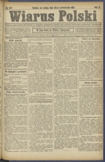Wiarus Polski. 1911.10.28 R.21 Nr249 + dodatek