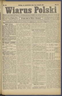 Wiarus Polski. 1911.11.06 R.21 Nr256 + dodatek
