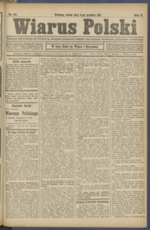 Wiarus Polski. 1911.12.06 R.21 Nr281 + dodatek