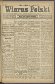 Wiarus Polski. 1911.12.11 R.21 Nr284 + dodatek