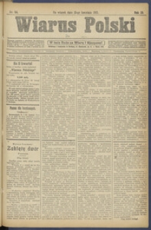 Wiarus Polski. 1915.04.13 R.25 Nr84