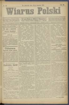 Wiarus Polski. 1915.04.22 R.25 Nr92