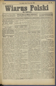 Wiarus Polski. 1915.07.27 R.25 Nr170