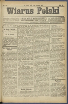 Wiarus Polski. 1915.08.06 R.25 Nr179