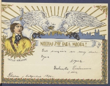 Telegram patriotyczny : Niechaj żyje Para Młoda! [DZS 866 III/4]