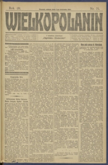 Wielkopolanin 1911.04.01 R.29 Nr75