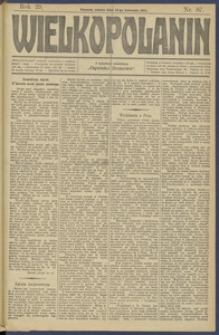 Wielkopolanin 1911.04.15 R.29 Nr87