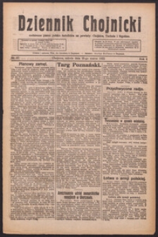 Dziennik Chojnicki : codzienne pismo polsko-katolickie połączone z Orędownikiem Powiatowym Starostwa Chojnickiego 1922.03.25 R.2 Nr67