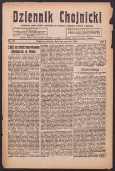 Dziennik Chojnicki : codzienne pismo polsko-katolickie połączone z Orędownikiem Powiatowym Starostwa Chojnickiego 1922.06.08 R.2 Nr127