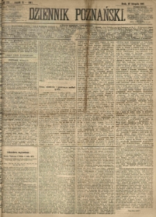 Dziennik Poznański 1867.11.27 R.9 nr273