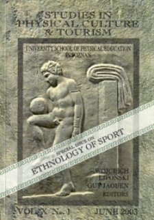 Studies in Physical Culture and Tourism 2003 Vol.10 No.1