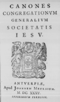Canones Congregationum Generalium Societatis Iesu