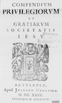Compendium Privilegiorum et Gratiarum Societatis Iesu