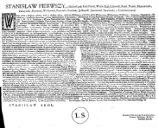 [Uniwersał przeciwko Augustowi II, zalecenie łączenia się ze Szwedami]