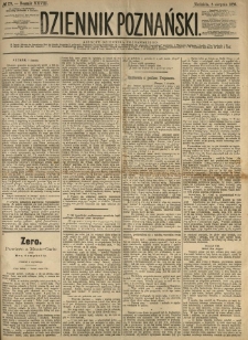 Dziennik Poznański 1886.08.08 R.28 nr179