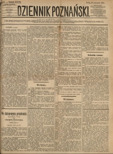 Dziennik Poznański 1886.11.10 R.28 nr257