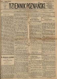 Dziennik Poznański 1886.11.25 R.28 nr270