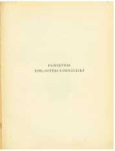 Od redakcji. Pamiętnik Biblioteki Kórnickiej Z. 1.