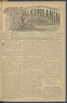 Wielkopolanin 1885.06.26 R.3 Nr143