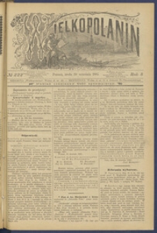 Wielkopolanin 1885.09.30 R.3 Nr222