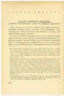 Kajetan Wincenty Kielisiński w świetle dokument&oacute;w i prac w zbiorach k&oacute;rnickich. Pamiętnik Biblioteki K&oacute;rnickiej Z. 4.