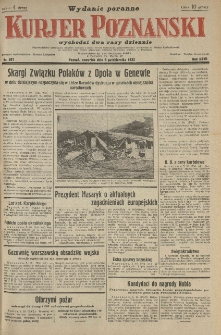 Kurier Poznański 1932.10.06 R.27 nr457