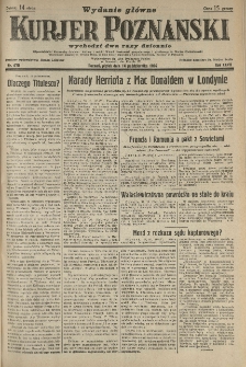 Kurier Poznański 1932.10.14 R.27 nr470