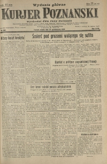 Kurier Poznański 1932.10.22 R.27 nr484