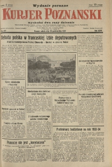Kurier Poznański 1932.10.29 R.27 nr497