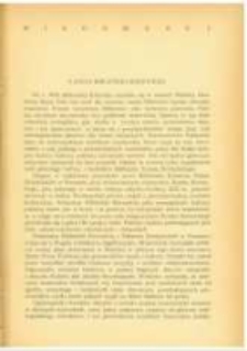 Z życia Biblioteki K&oacute;rnickiej. Pamiętnik Biblioteki K&oacute;rnickiej Z. 6.