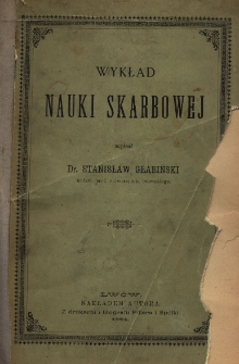 Wykład nauki skarbowej