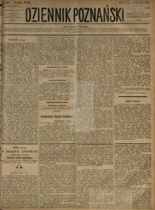 Dziennik Poznański 1876.11.09 R.18 nr256