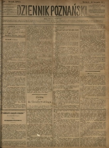 Dziennik Poznański 1876.11.26 R.18 nr271