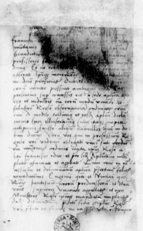 Kopie pism papieskich dotyczących bernardyn&oacute;w