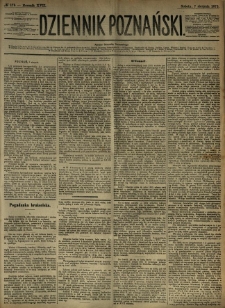 Dziennik Poznański 1875.08.07 R.17 nr178