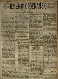Dziennik Poznański 1875.09.14 R.17 nr209
