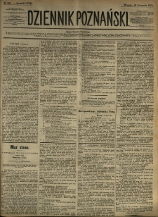 Dziennik Poznański 1875.11.16 R.17 nr262