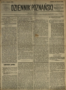 Dziennik Poznański 1875.11.28 R.17 nr273