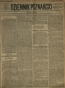 Dziennik Poznański 1875.12.01 R.17 nr275