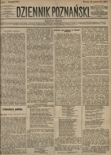 Dziennik Poznański 1874.10.13 R.16 nr233